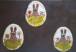 Velikonoční malované koláče ve tvaru vajíčka :-)